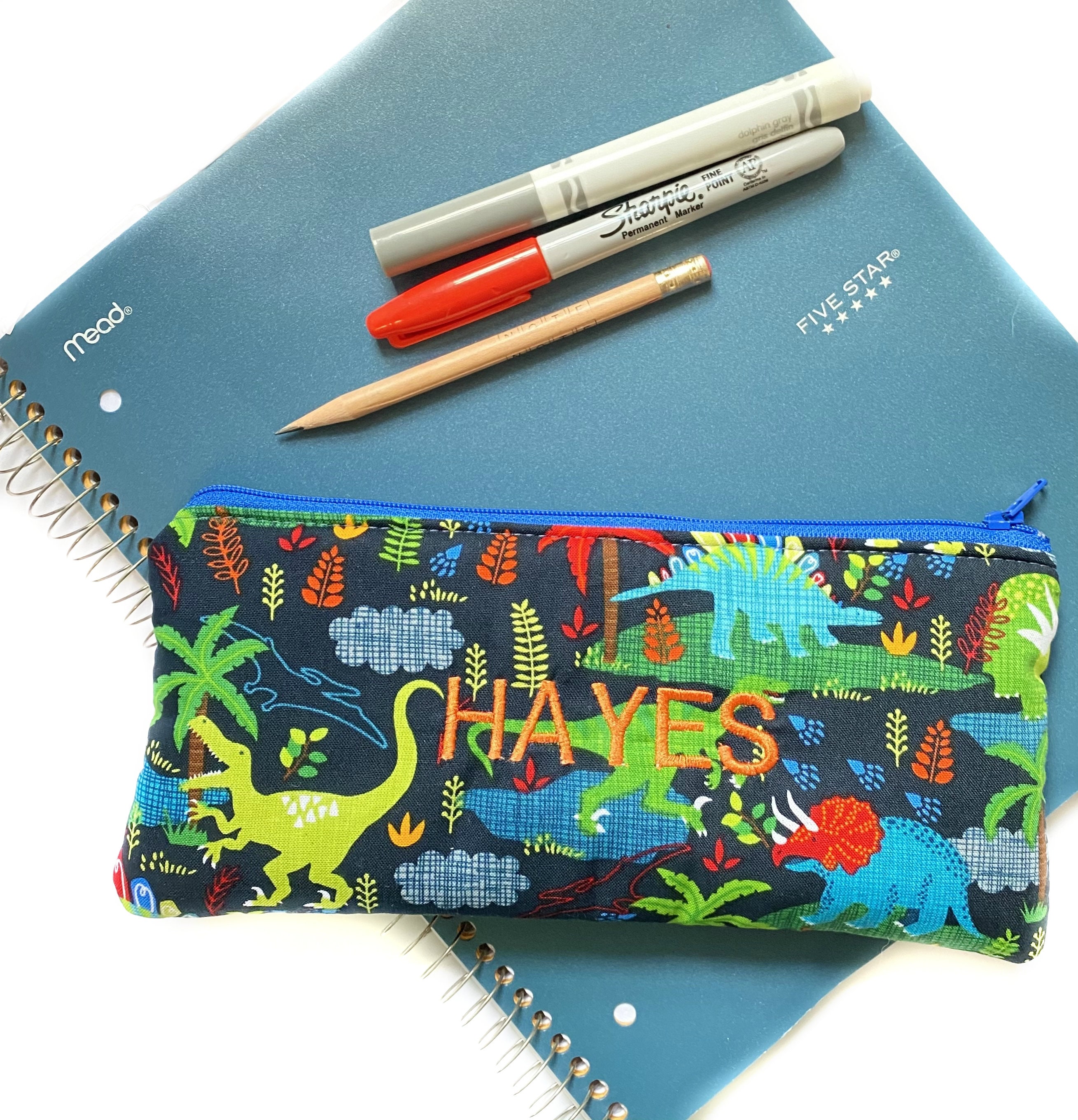 Personalized pencil case Kids bag with name Boys pencil Etsy 日本