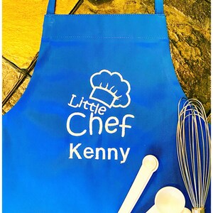 Kids apron with name - Little chef apron - Personalized gift for kids - Children’s apron - Kids baking apron