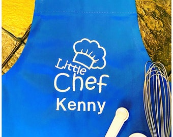 Kids apron with name - Little chef apron - Personalized gift for kids - Children’s apron - Kids baking apron