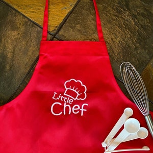 Kids apron personalized - Kids baking apron - Little chef apron - Children’s apron - Boy apron - Girls apron - Toddler apron