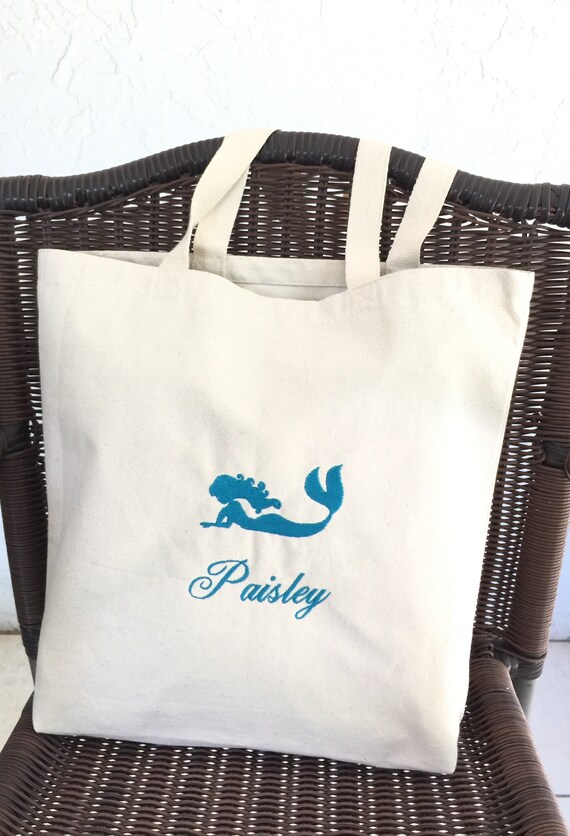mermaid beach tote