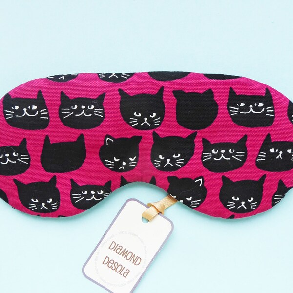 Cat Sleep Mask Etsy