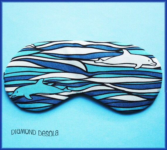 Handmade Boat Yacht Nautical Cotton Sleep Eye Mask Blindfold Travel Blackout Migraine