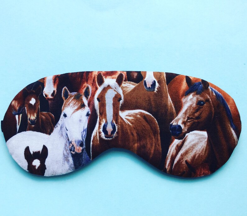 Eye Sleep Mask Horse Pony Gift Camping Travel Festival Etsy
