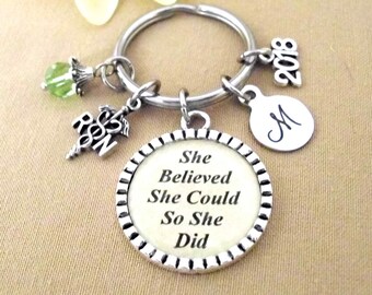 Nurse Graduation Gift, Nurse Graduation, RN Nurse Graduation Gift, LPN Nurse Graduation, She Believed She Could So She Did, Nurse Gift