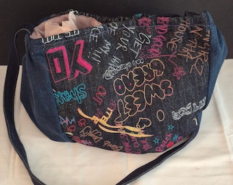 Handmade Denim Purse