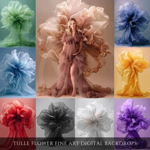 Floral Maternity Digital Backdrop Floral Texture Overlay Floral Backdrop Photoshop Photography Studio Floral overlay Flowy Fabric Flower