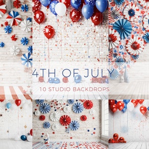 4th of july digital backdrops