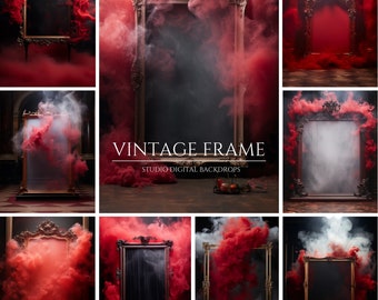 Valentines Day Frame Digital Backdrops, Maternity Backdrop Overlays, Studio Backdrop Overlays, Fine Art Textures, Photoshop Overlays