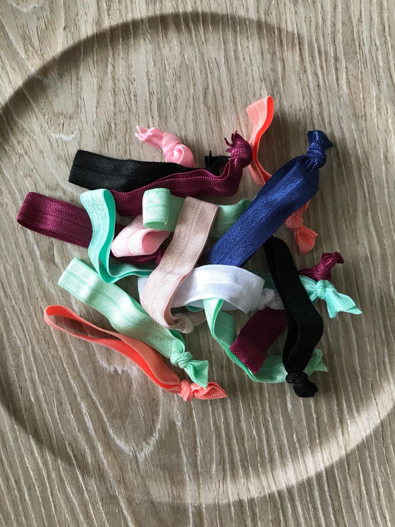 SolidsHair Tie Grab Bag BundleFOEElastic Hair TiesParty Etsy