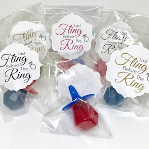 Ring Pop Favors, Bachelorette Party, Bridal Shower, Last Fling Before The Ring, Bridesmaid, Bachelorette Gifts