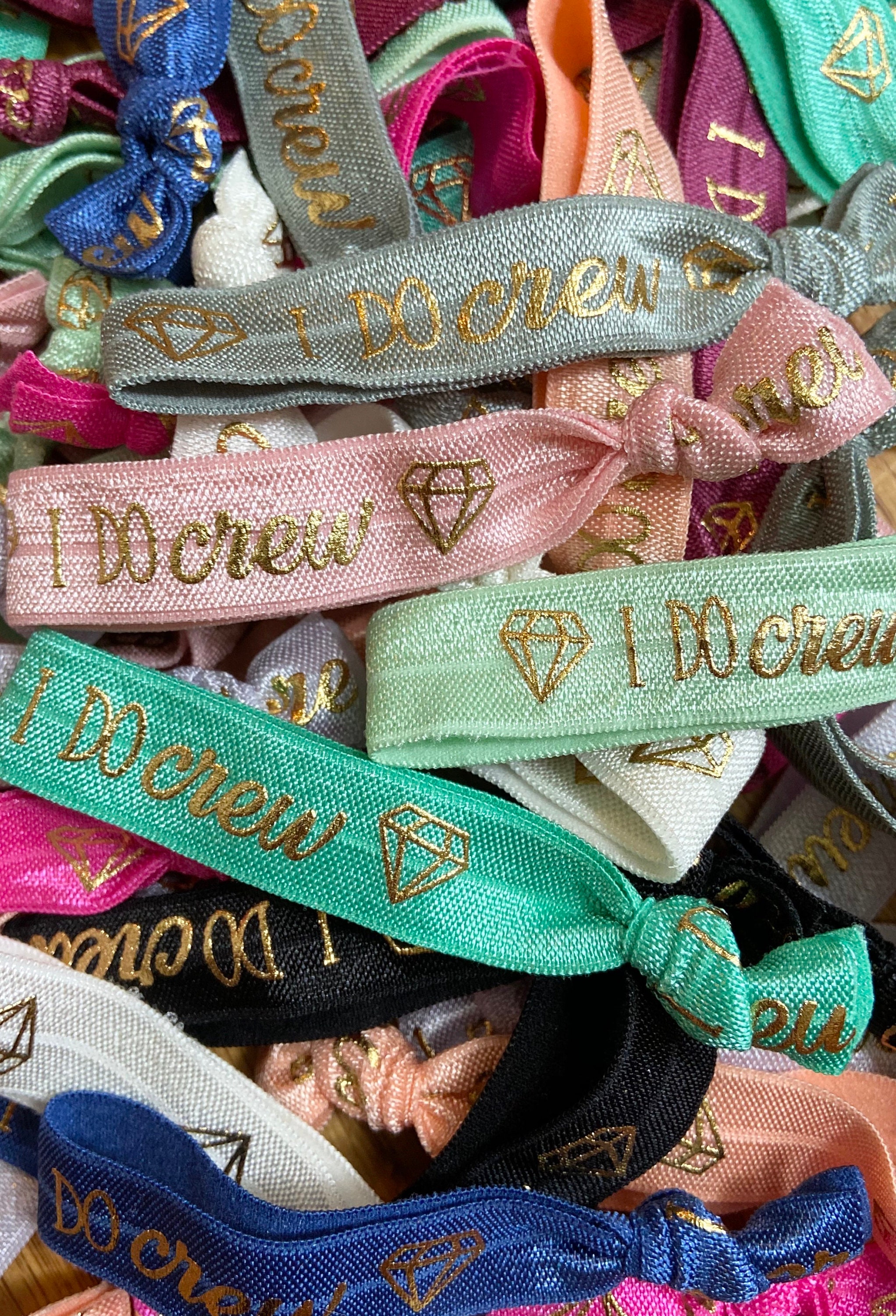 I Do Crew Hair Tie Bundle-Bulk Hair Ties-I Do Crew-Bachelorette Hair …