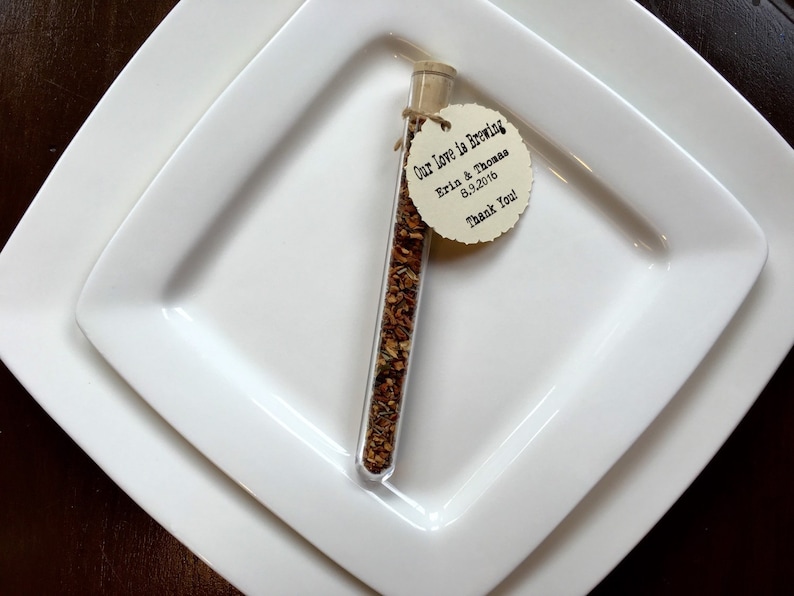 Loose Leaf TeaTest TubeWedding FavorBridal ShowerOur Love Etsy