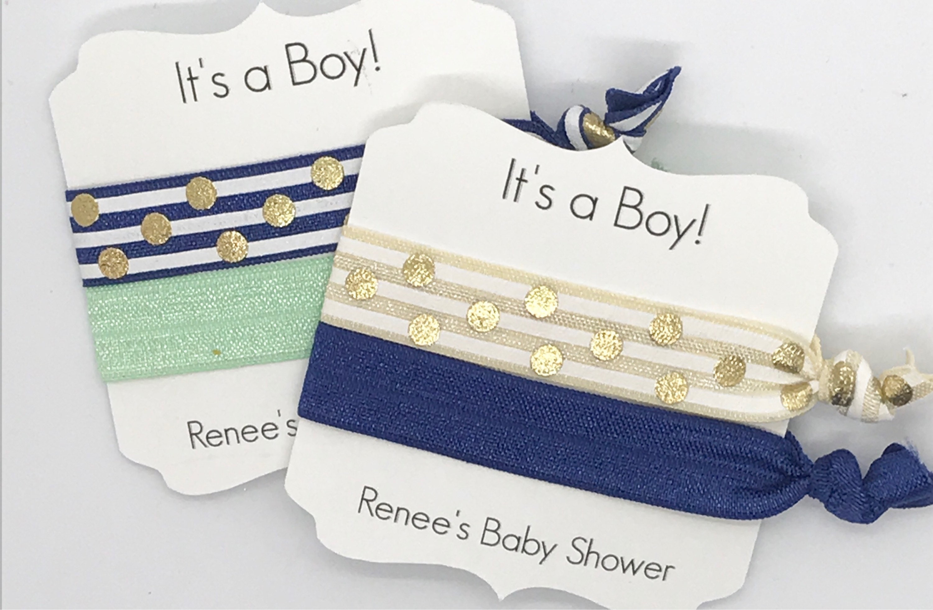 Baby Shower Hair Tiesit's a Girlit's a Boybaby Etsy