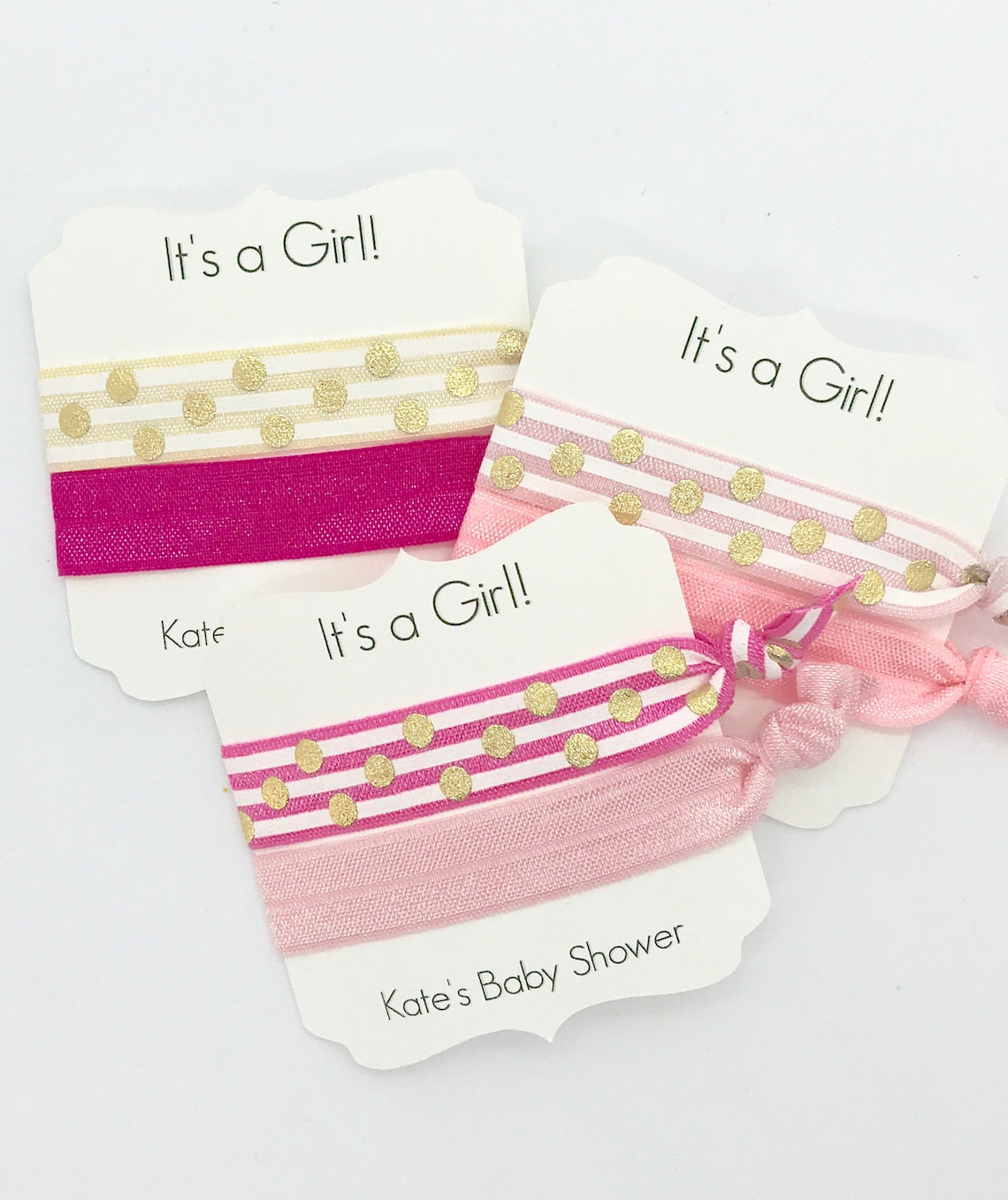 Baby Shower Hair Tiesit's a Girlit's a Boybaby Etsy