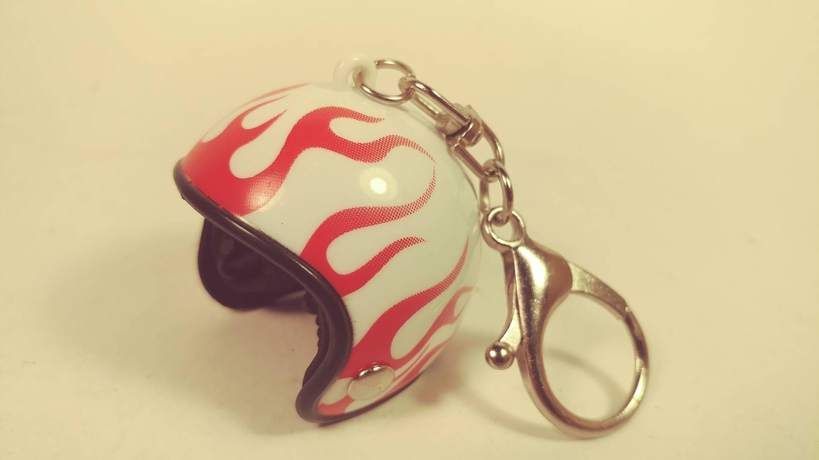 Keychain motorcycle helmet in 2 styles key chain Etsy