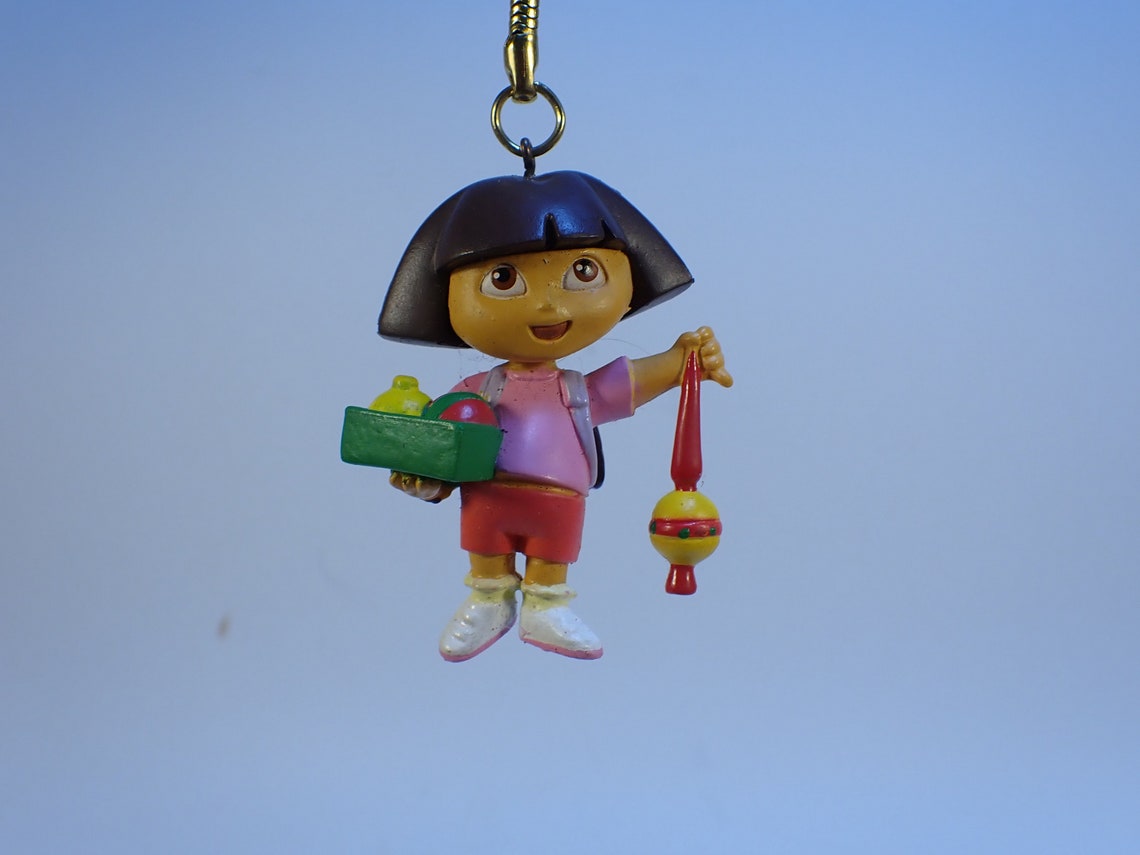 Keychain Dora the Explorer Dora Figure Key Chain Etsy