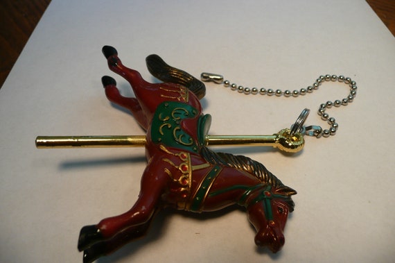 Ceiling Fan Light Pull Carousel Horse Fan Light Pull