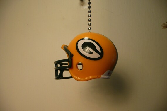Ceiling Fan Light Pull Green Bay Packers Nfl Riddell Mini Etsy