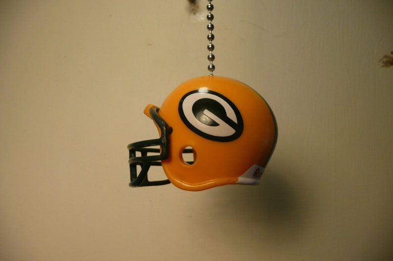 Ceiling Fan Light Pull Green Bay Packers Nfl Riddell Mini Image 0