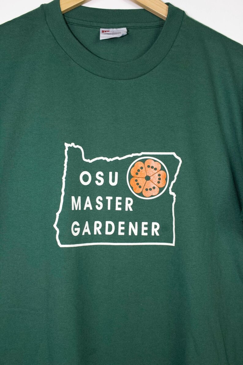 90s Osu Master Gardener T Shirt Vintage Oregon State Etsy