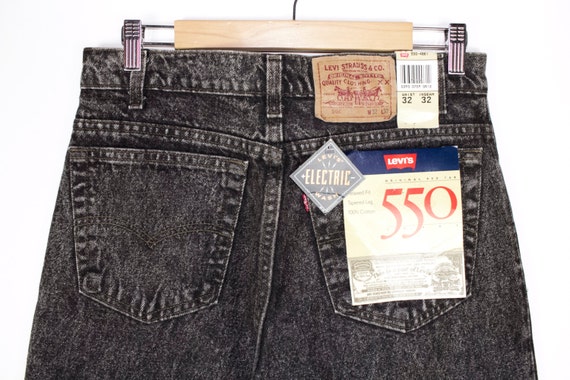 levis 550 black jeans