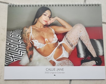 Callie Jane 2022 Lingerie Wall Calendar  ( ages 18+ )