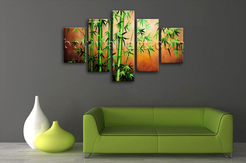 Extra Large Canvas Wall Art Feng Shui Original Abstract Etsy