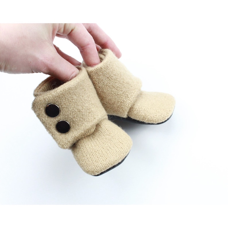 booties hand made wool boots Baby wool boots baby boots wool baby boots
