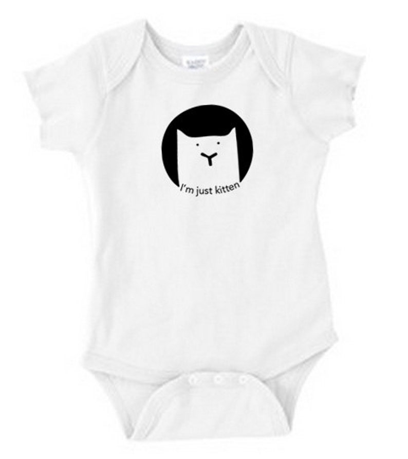 Cute baby shirt Every kid who is a cat lover needs this funny t-shirt.