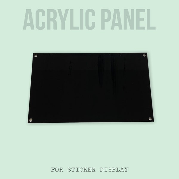 Acrylic display for stickers, Sticker display, Patch Display, Acrylic wall hanging, Sticker display, Sticker holder, stamp display, stub