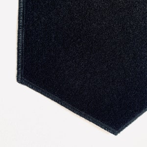 Patch display, hook and loop patch holder, 10”x20” patch and enamel pin holder, scout badge holder, military patch display image 4