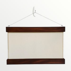 Wide wall hanging for enamel pin display