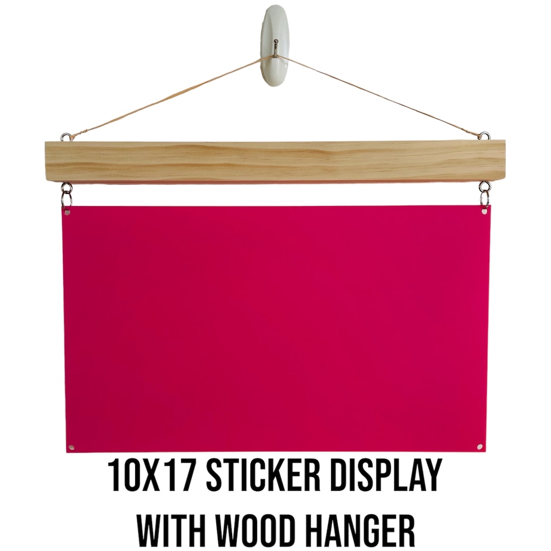XL Acrylic Display for Stickers, Sticker Display, Patch Display