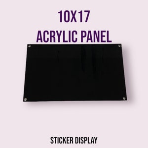 XL Acrylic display for stickers, Sticker display, Patch Display, Acrylic wall hanging, Sticker display, Sticker holder, stamp display
