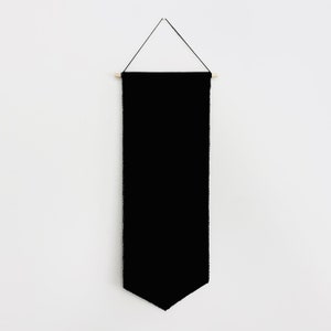 Small long Pin display, pin badge display, canvas pennant, enamel pin display, enamel pin holder, pin wall hanging, pin banner, wall pennant