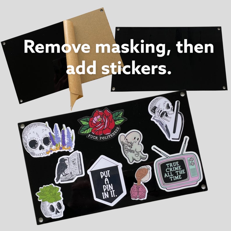 Acrylic Display for Stickers Sticker Display Patch Display | Etsy