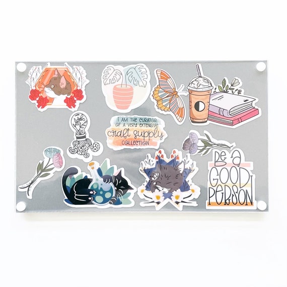 Acrylic Display for Stickers, Sticker Display, Floating Frame