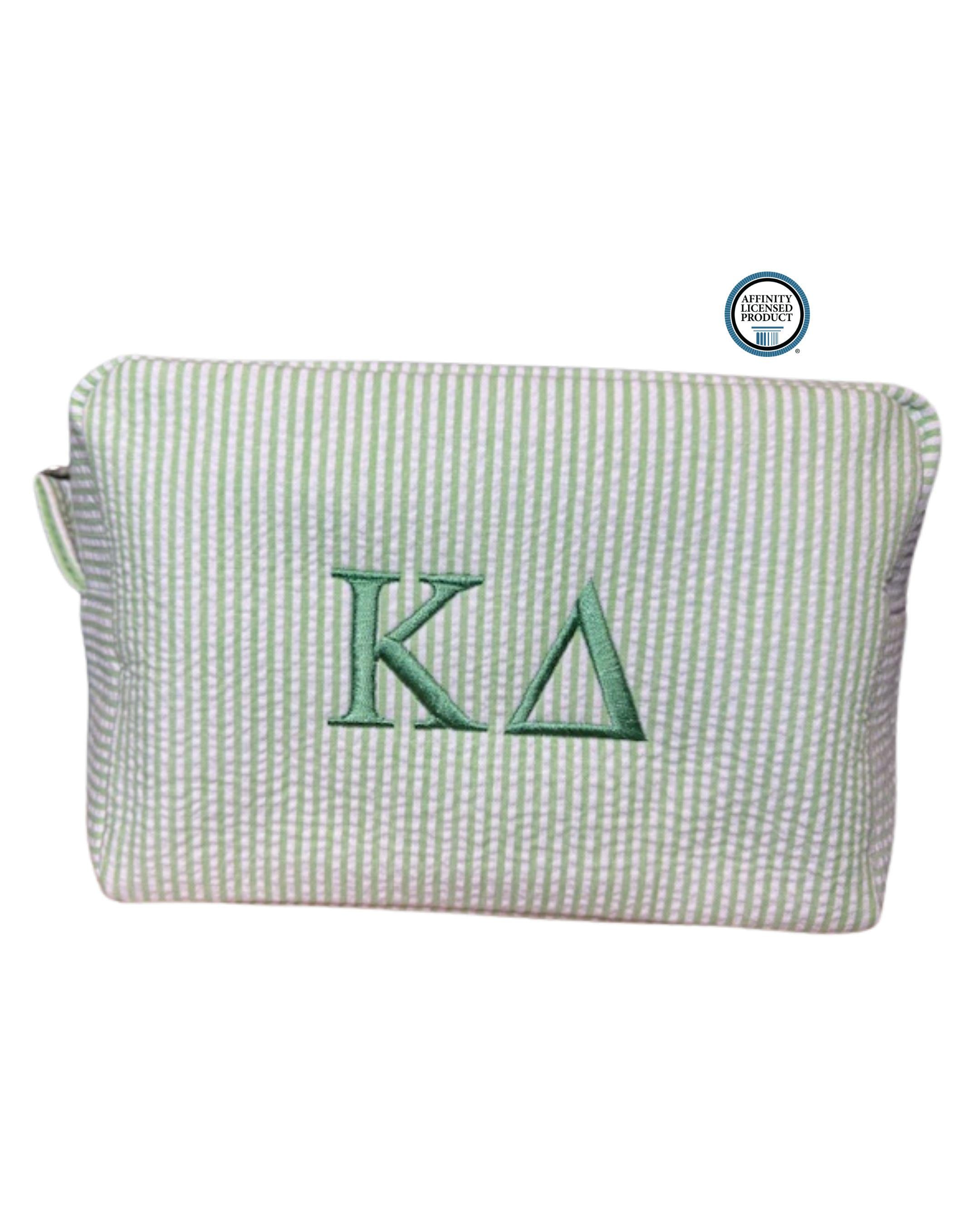 Kappa Delta Kosmetiktasche In Herzform – Holografisches Vinyl, Mit Reißverschluss, 21,9x17,8x4,9 Cm