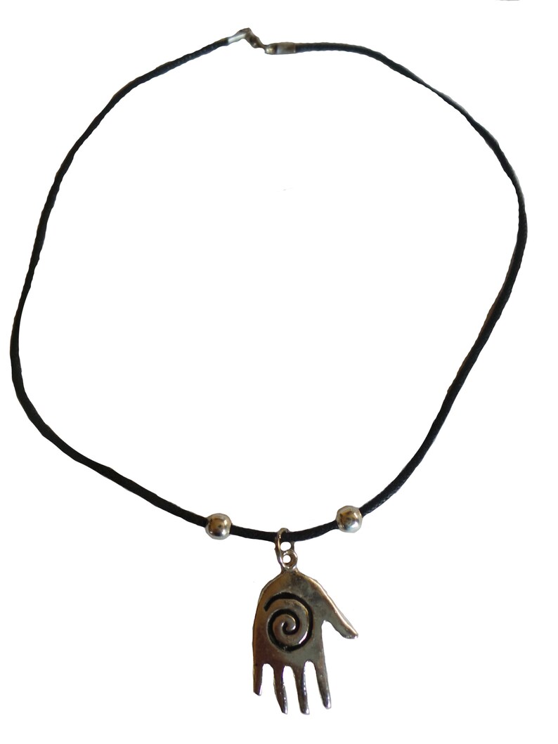 Necklace with a Hamsa pendant