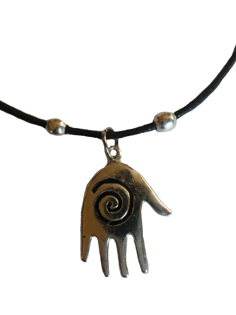 Necklace with a Hamsa pendant
