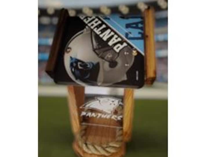 Carolina Panthers Two-Sided Cedar Bird Feeder (SI series)