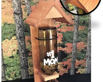 Wine Bottle Bird Feeder