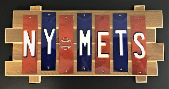NY Mets Color Fun Strip Sign