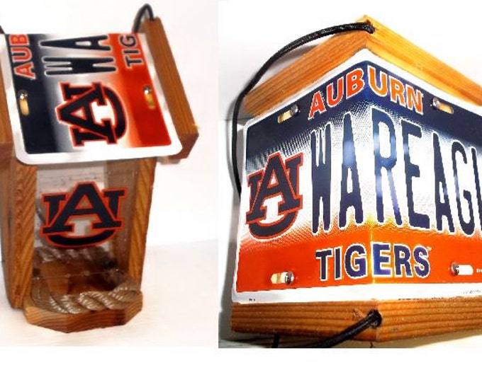 Auburn University Two-Sided Cedar Bird Feeder