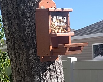 Squirrel Peanut Feeder with Polywood