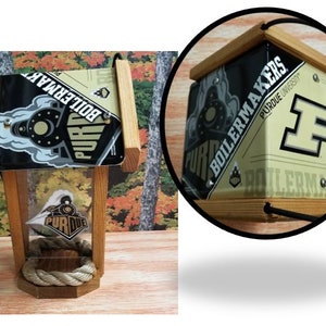 Purdue University Two-Sided Cedar Bird Feeder (SI series)
