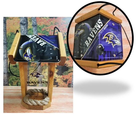 Baltimore Ravens Two-Sided Cedar Bird Feeder (SI series)