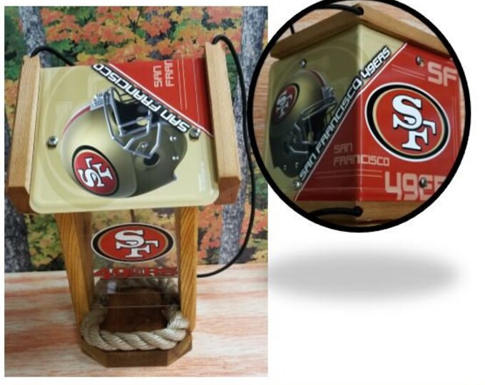 San Francisco 49ers Two-Sided Cedar Bird Feeder (SI Series)