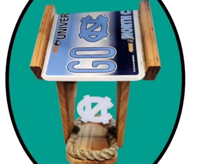 NC Tar Heels Two-Sided Cedar Bird Feeder